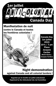 July 1 anticolonial poster