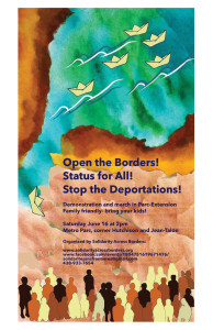 (16 June) Open The Borders! Status For All!